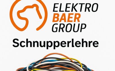 Schnupperlehere als Elektroinstallateur/in EFZ